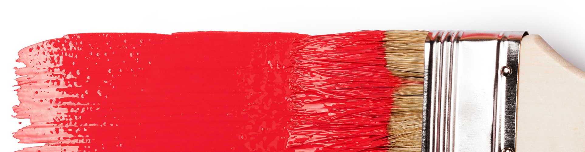 Paint It OKC shows a red paint stripe on white as a house painting example.