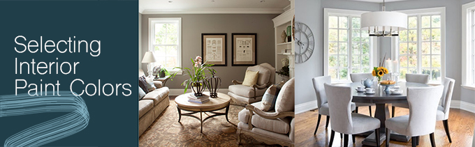 A guide to selecting interior paint colors.