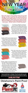 Paint It OKC Infographic on 2017 Paint Color Trends in OKC.