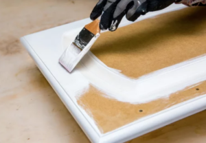 painting a cabinet white