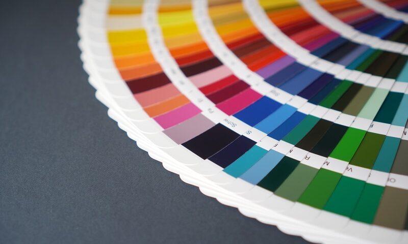 selection of house paint colors